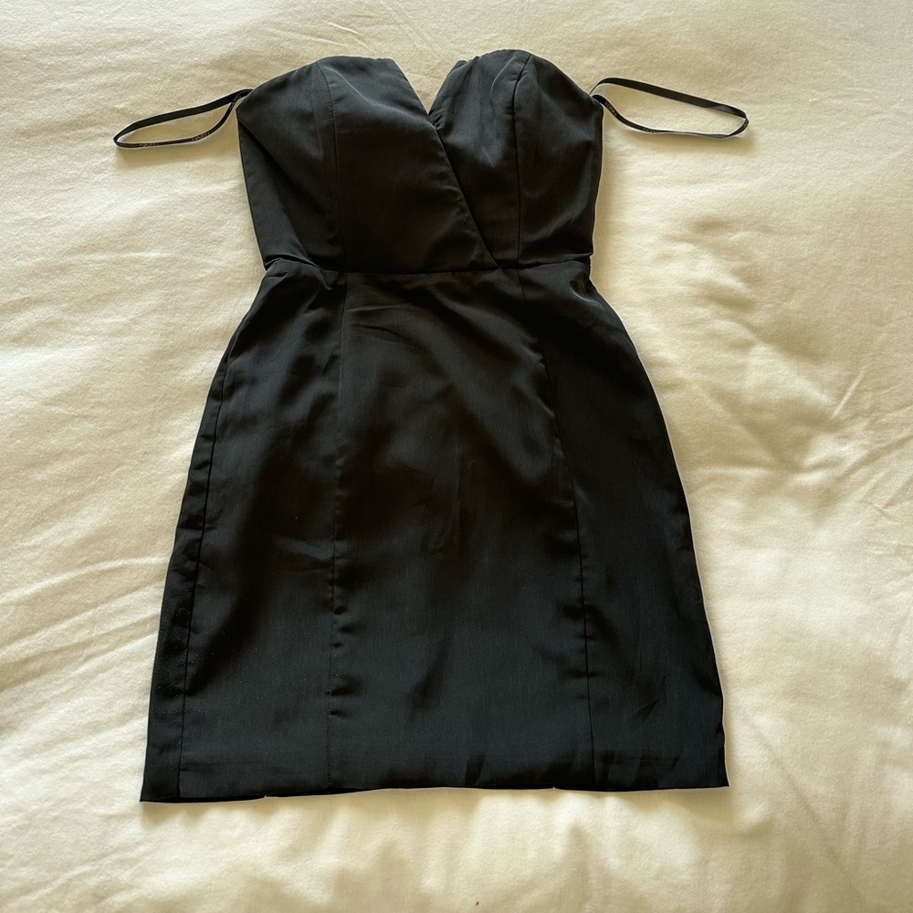 Black Mini Dress (XS, Naven)